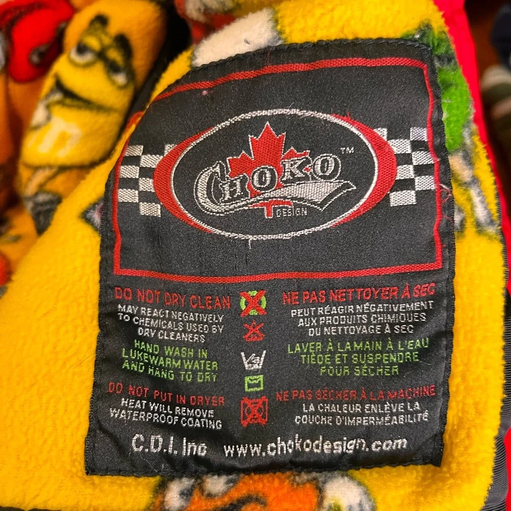 Red M&M Racing Jacket for Kids - Picture 12 of 13